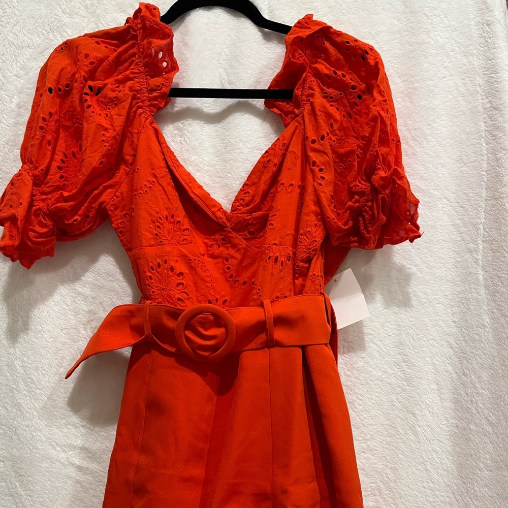 Orange romper